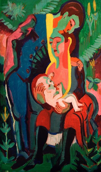 La famille à Ernst Ludwig Kirchner