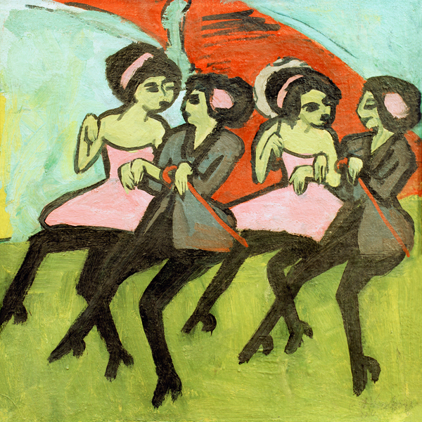 Panama Dancers à Ernst Ludwig Kirchner