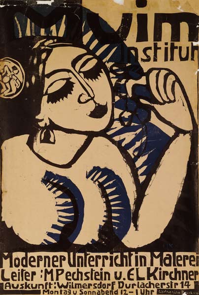 Affiche de l'Institut Muim à Ernst Ludwig Kirchner
