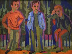 Les artistes: Hermann Scherer, Kirchner, Paul Camenisch