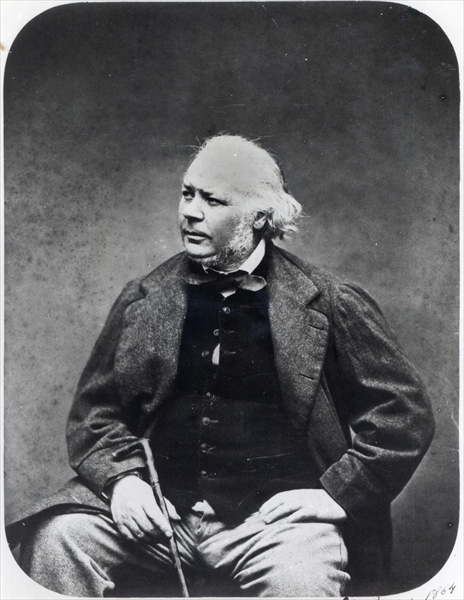 Honore Daumier (1808-79) c.1864 (b/w photo)  à Etienne Carjat