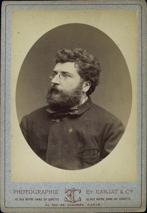 Portrait of the composer Georges Bizet (1838-1875) à Etienne Carjat