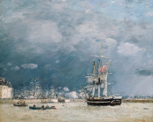 Evening, Le Havre à Eugène Boudin