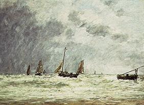 Sortie des bateaux de pêcheur (Berck)