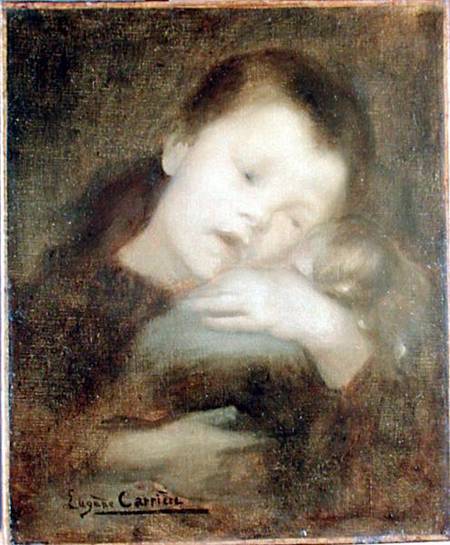 Child with a Doll à Eugène Carrière