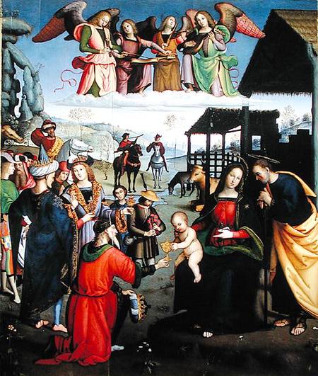 Adoration of the Magi à Eusebio  da San Giorgio