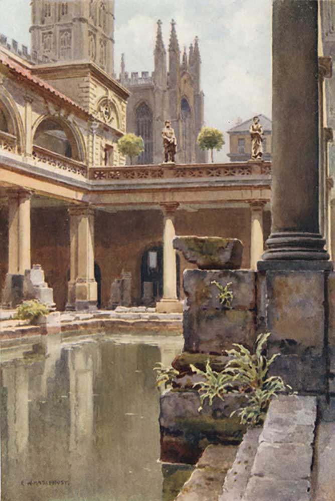 The Roman Bath à E.W. Haslehust