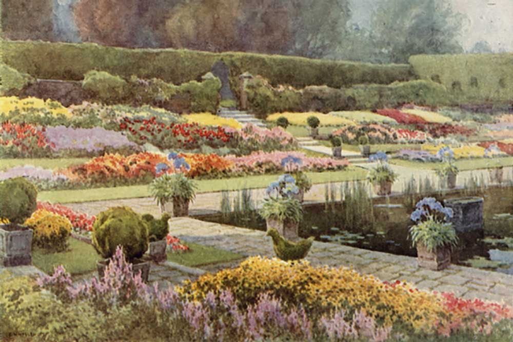 The Sunk Garden, Kensington Palace à E.W. Haslehust