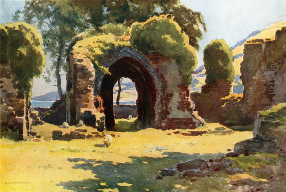 The Ruins of Lindores Abbey à E.W. Haslehust