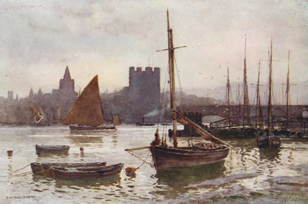 Rochester from Strood à E.W. Haslehust