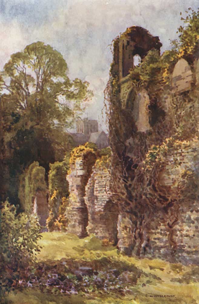 Ruins of Wolvesey Castle à E.W. Haslehust