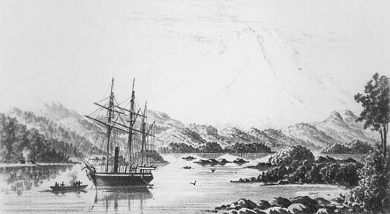 Mount Burney from the Otter Islands à F.C.P. Vereker