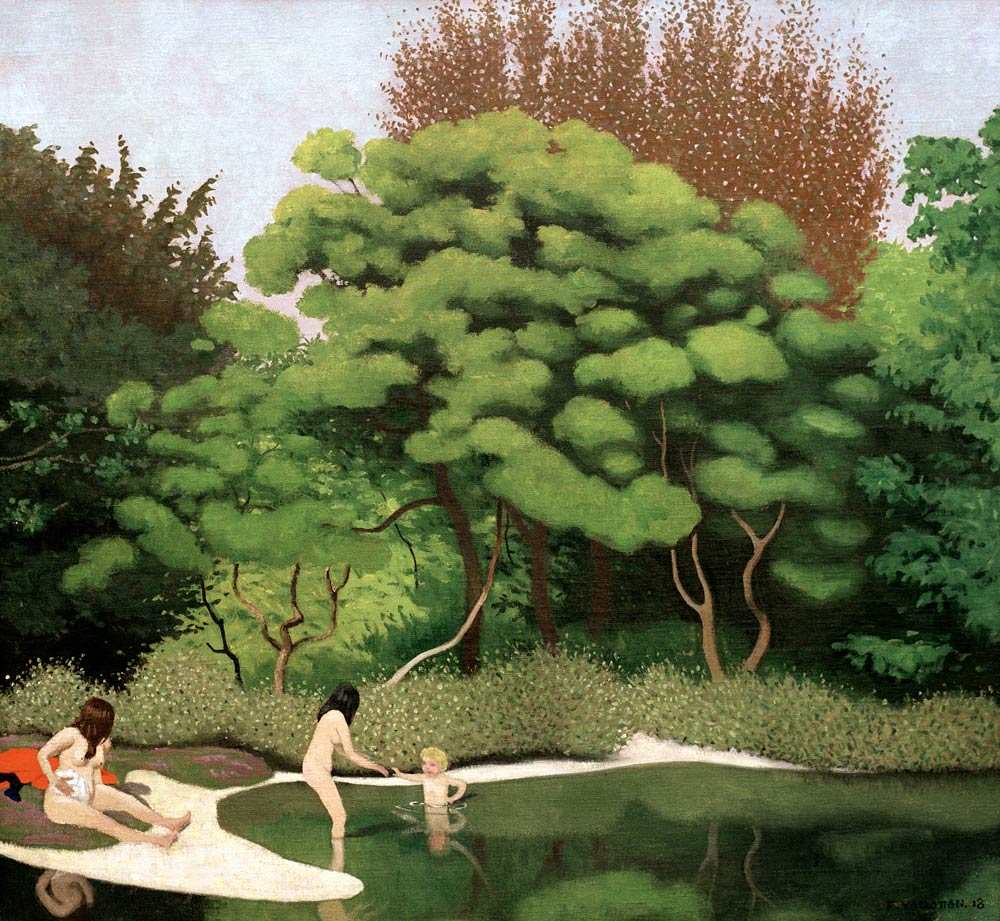 F.Vallotton / Paysage sous-bois à Felix Vallotton