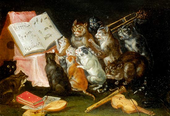 A Musical Gathering of Cats à Ferdinand van Kessel