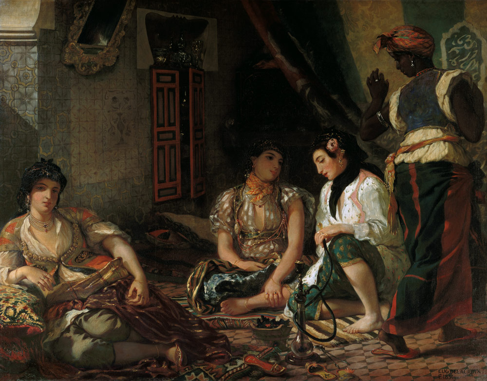 Femmes d'Alger à Eugène Delacroix