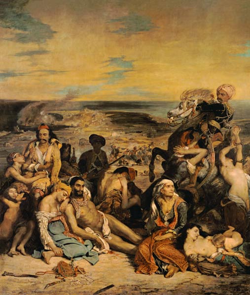 Le massacre de Chios à Eugène Delacroix