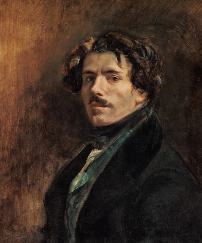 Self Portrait à Eugène Delacroix