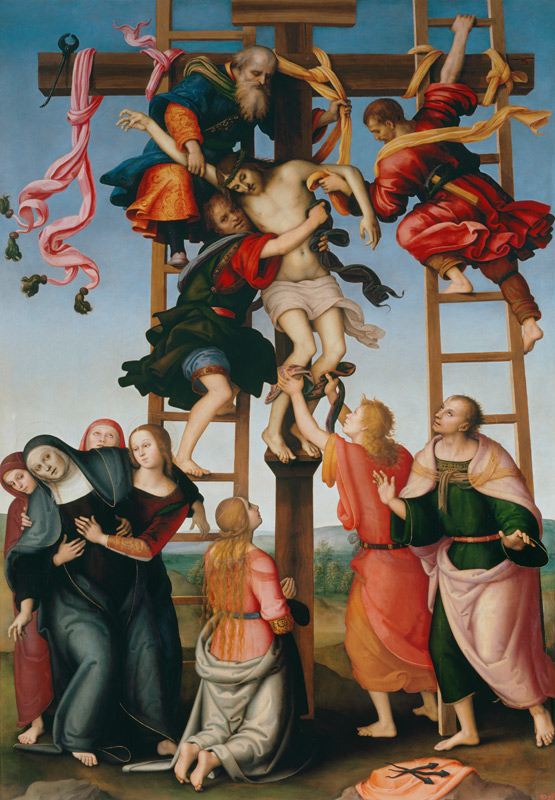 The Descent from the Cross à Filippino Lippi