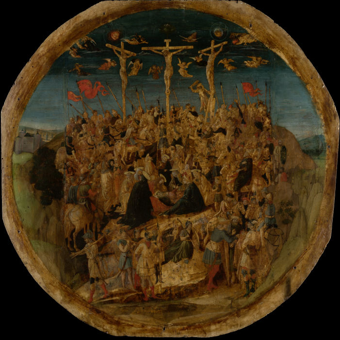 The Crucifixion à Ecole florentine de la seconde moitié du XVe siècle