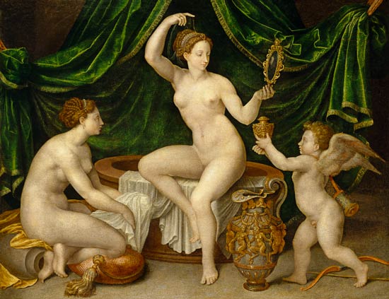Venus at her Toilet à Ecole de Fontainebleau