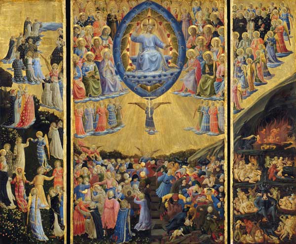 The Last Judgment (Winged Altar) à Fra Beato Angelico