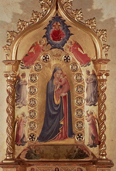 Madonna of the Stars (see also 79357) à Fra Beato Angelico