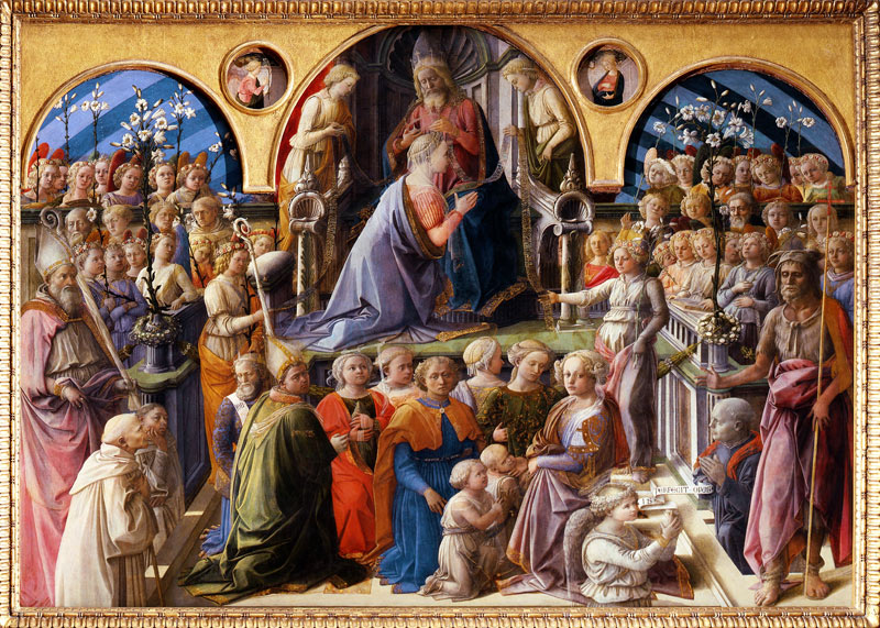 The Coronation of the Virgin à Fra Filippo Lippi