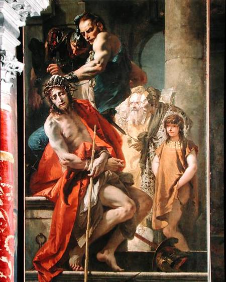 The Crowning with Thorns  (detail) à Francesco da Ponte