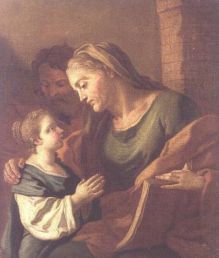 St. Anne Instructing the Christ Child à Francesco de Mura