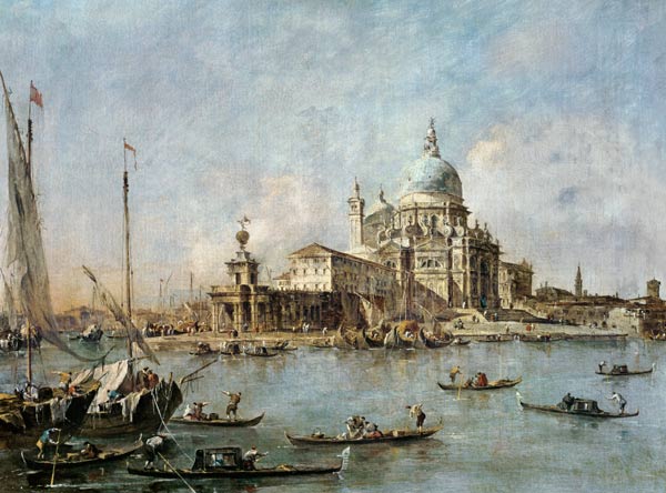 Santa Marie della Salute à Venise à Francesco Guardi