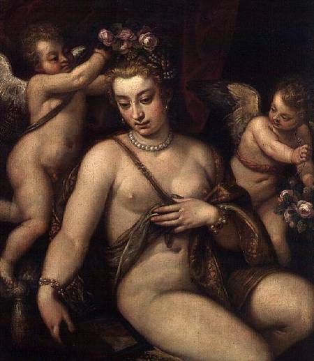 Venus and Cherubs à Francesco Montemezzano