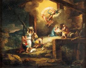Naissance du Christ avec l'adoration des bergers