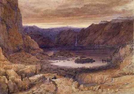 A Mountain Lake, Norway à Francis Danby