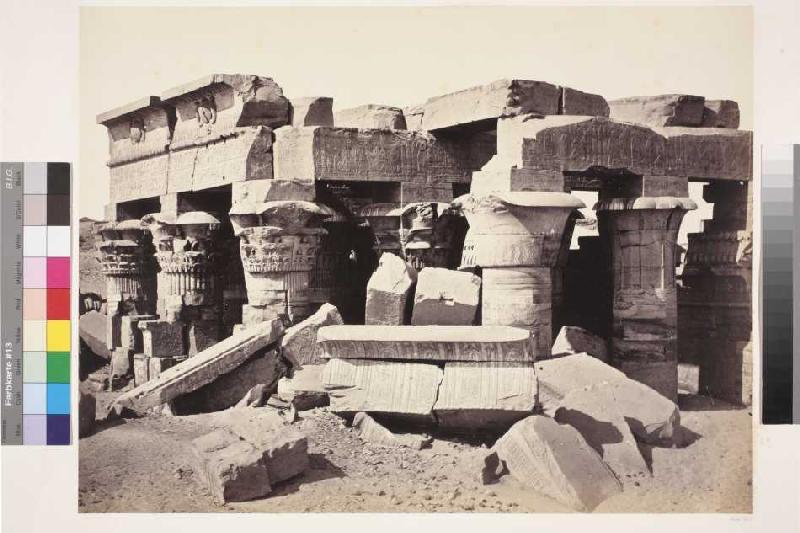 Der Tempel von Kom Ombo in Oberägypten à Francis Frith