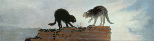 Riña de gatos à Francisco José de Goya