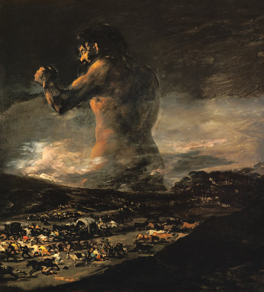 Le colosse à Francisco José de Goya