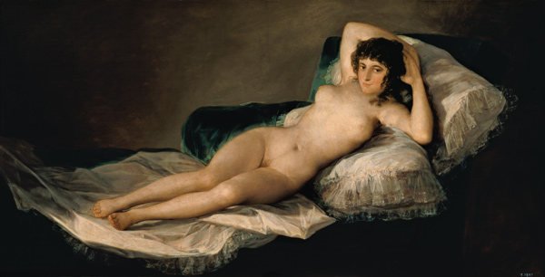 Maja nue à Francisco José de Goya
