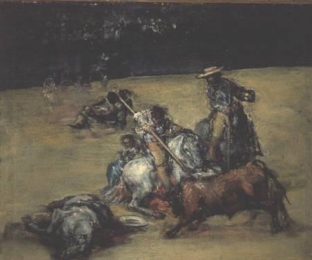 The Bullfight à Francisco José de Goya
