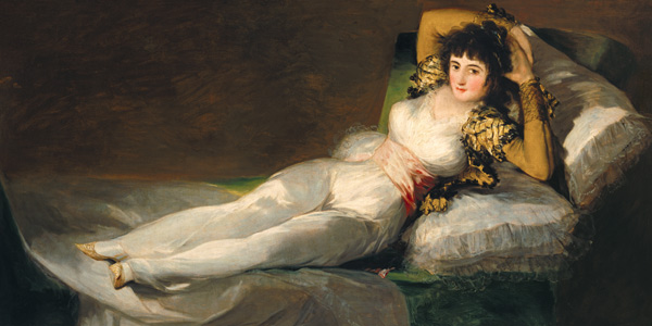 Maja habillée à Francisco José de Goya