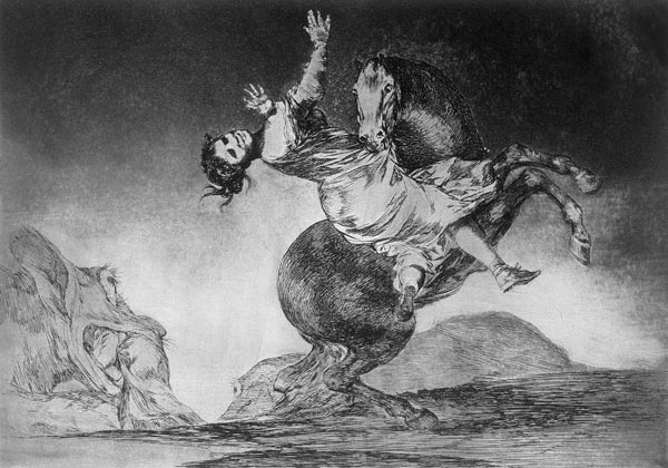 El caballo raptor à Francisco José de Goya