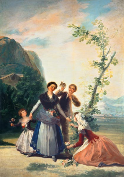 Las Floreras à Francisco José de Goya