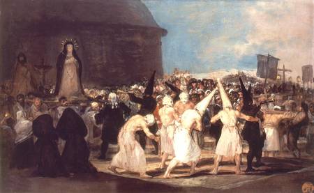 Procession of Flagellants à Francisco José de Goya