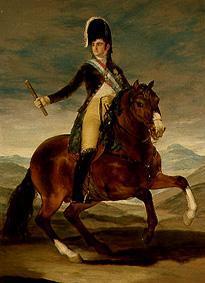 Ferdinand VII  à cheval