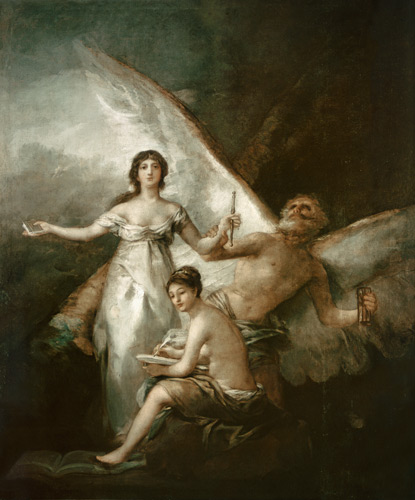 La vérité, l'histoire et le temps. à Francisco José de Goya