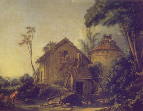 Alte Windmühle à François Boucher