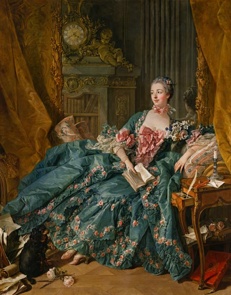 Marquise de Pompadour à François Boucher