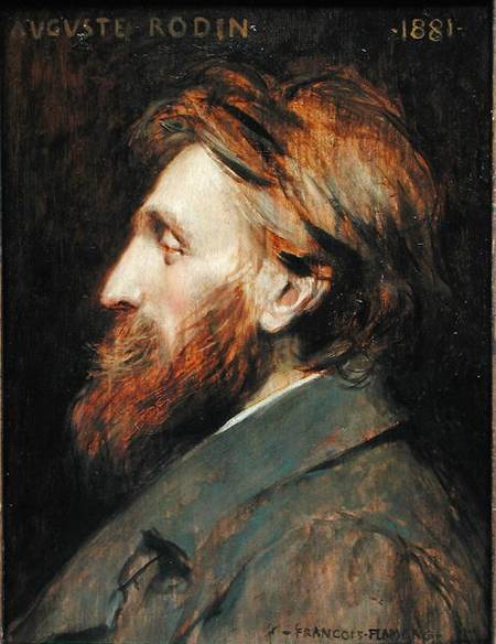 Portrait of Auguste Rodin (1840-1917) à François Flameng