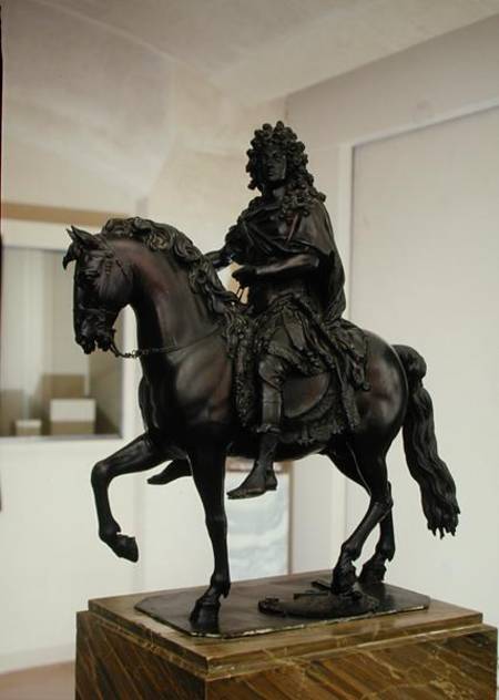 Equestrian statue of Louis XIV (1638-1715) in Roman costume à Francois Girardon