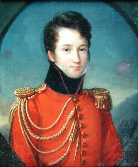 Portrait of Alfred de Vigny (1797-1863) à Francois Josephe Kinson