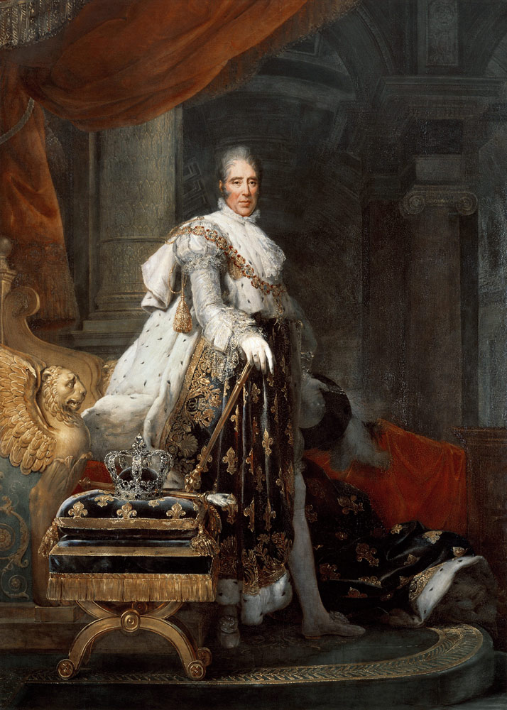 King Charles X of France à François Pascal Simon Gérard